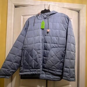 Free Country dusty blue lightweight, puffer Jacket